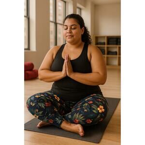 Ideology Floral Hawaii Print Leggings Women’s XL